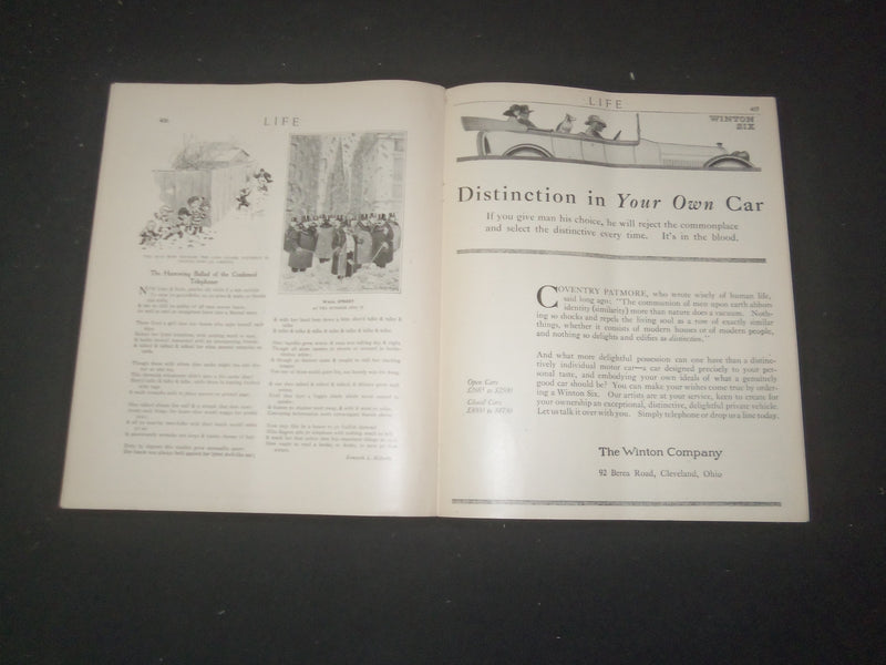 1917 MARCH 8 LIFE MAGAZINE - 