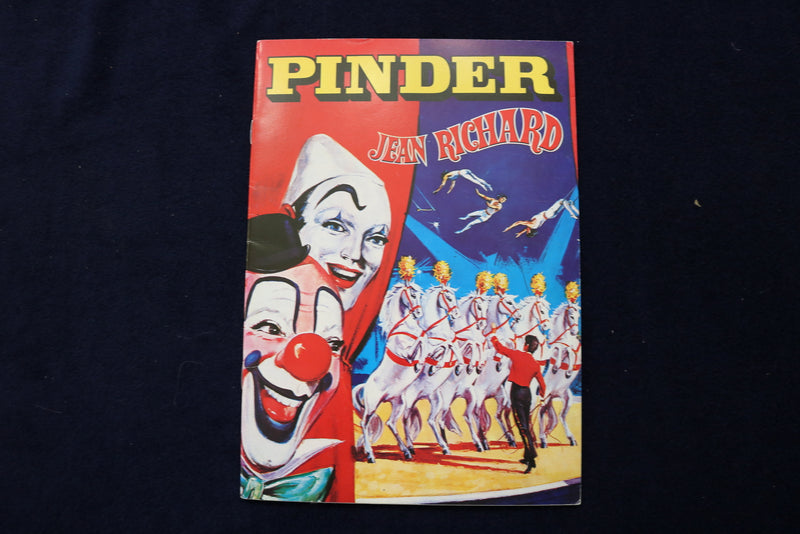 1979-1990 CIRQUE-PINDER JEAN RICHARD CIRCUS PROGRAMS - FRENCH -LOT OF 5 - O 3509
