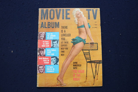 1957 JULY MOVIE TV ALBUM MAGAZINE - JAYNE MANSFIELD COVER - E 12930