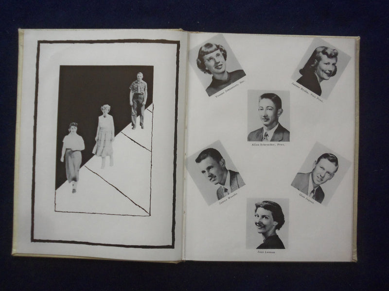 1954 THE MILESTONE MILES CONSOLIDATED SCHOOL YEARBOOK - MILES, IOWA - YB 3053
