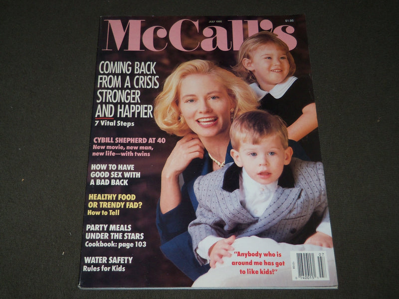 1990 JULY MCCALL'S MAGAZINE - CYBILL SHEPHERD COVER - B 2977