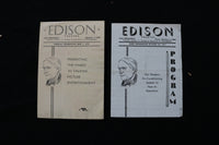 1935-1938 EDISON THEATRE MOVIE PROGRAMS - LOT OF 6 - K 1972