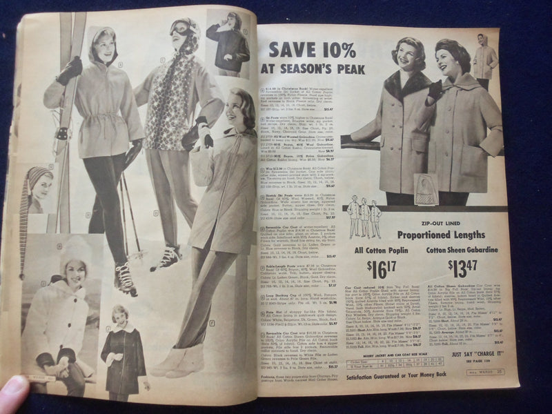 1961 WINTER MONTGOMERY WARD CATALOG - KANSAS CITY, MISSOURI - J 8473
