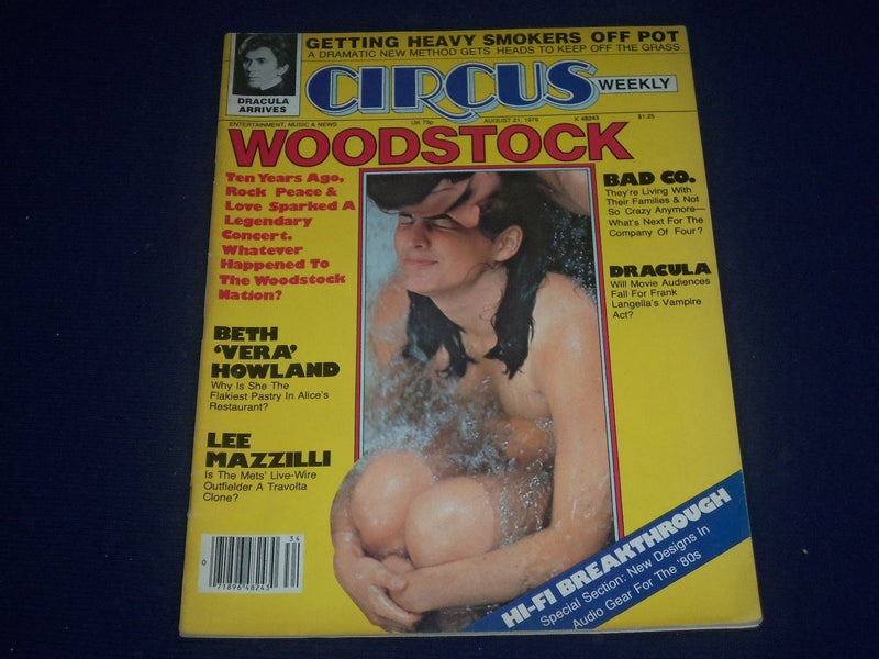 1979 AUGUST 21 CIRCUS MAGAZINE - WOODSTOCK COVER - GREAT PHOTOS - J 886