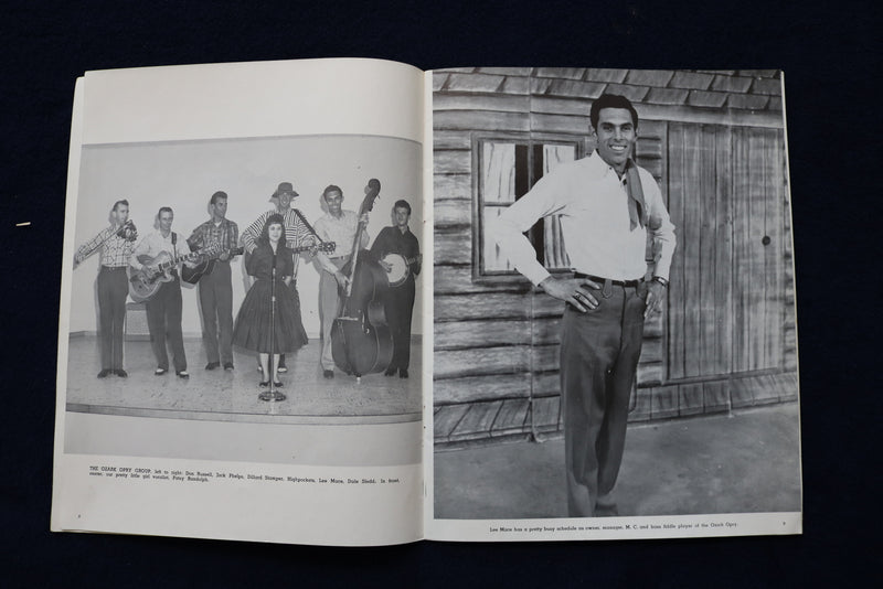 1962 LEE MACE OZARK OPRY PROGRAM - SIGNED - 7 AUTOGRAPHS - K 1734