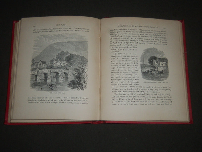 1892 THE RIVER DEE BY J. S. HOWSON HARDCOVER BOOK - KD 4220