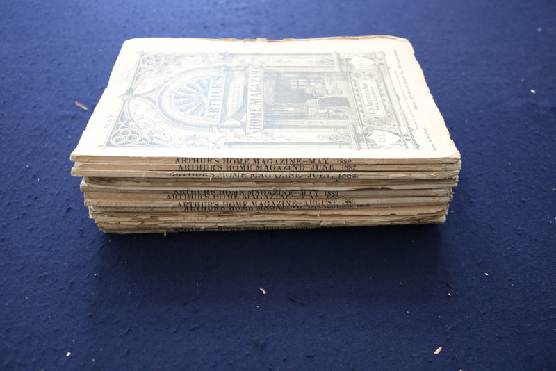 1882-1885 ARTHUR'S ILLUSTRATED HOME MAGAZINE - LOT OF 16 - O 3405