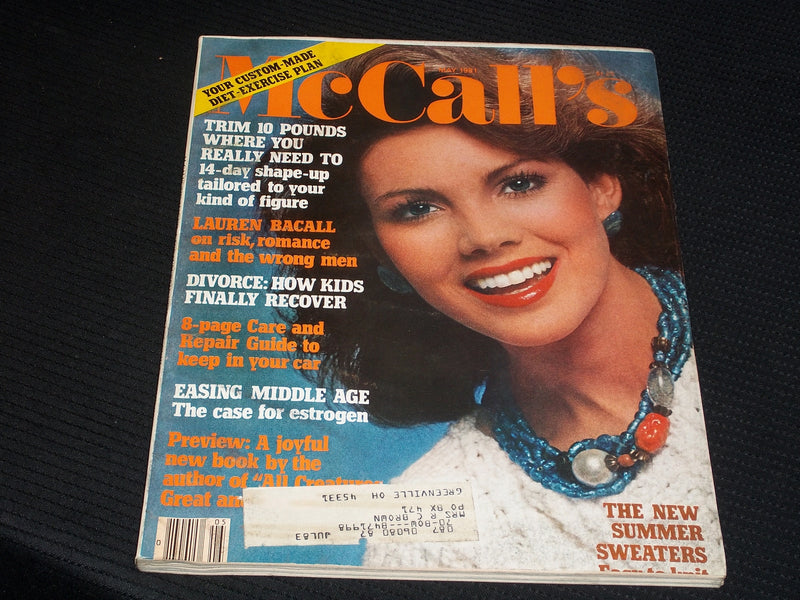 1981 MAY MCCALL'S MAGAZINE - NICE FASHION FRONT COVER - E 665