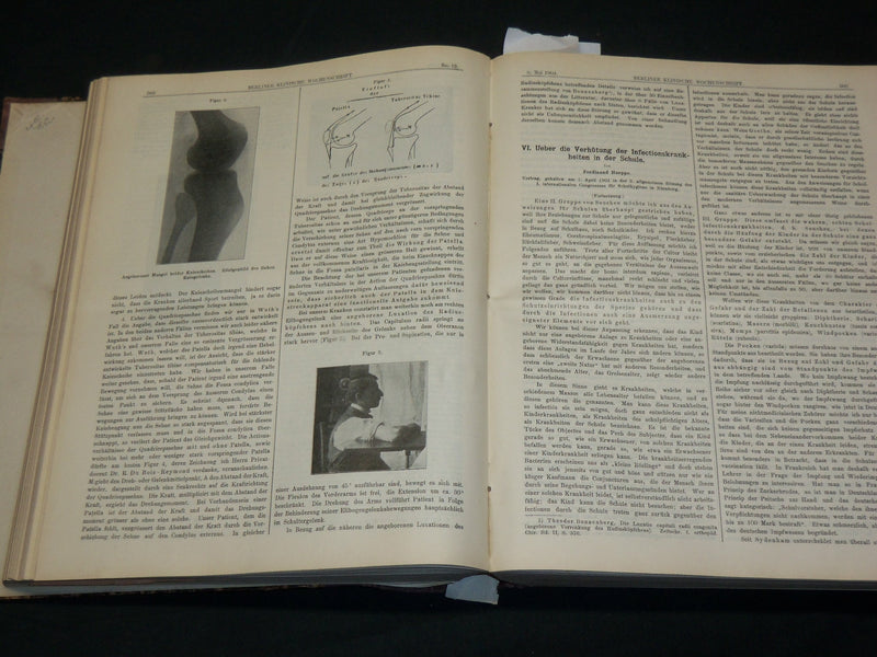 1904 JAN-DEC BERLINER KLINISCHE WOCHENSCHRIFT MAGAZINE BOUND VOLUME - KD 3644D