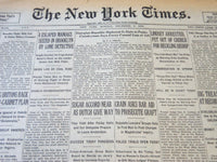 1930 DECEMBER 8 NEW YORK TIMES - 4 ESCAPED MANIACS SEIZED IN BROOKLYN - NT 5641