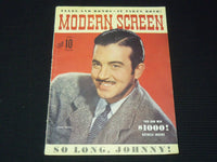 1943 APRIL MODERN SCREEN MAGAZINE - JOHN PAYNE COVER - E 14558