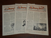 1923-1924 THE BUSY BEE MAGAZINE LOT OF 3 - HOME SAVINGS BANK BOSTON - K 1213