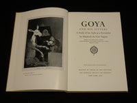 1964 GOYA AND HIS SISTERS HARDCOVER BOOK - 90 PLATES - KD 7503