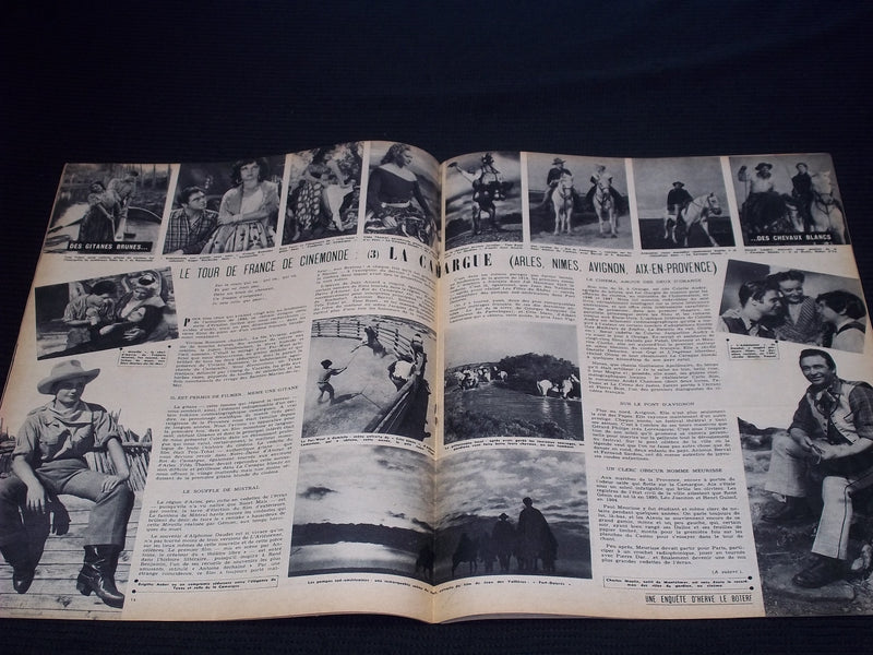 1953 APRIL 10 CINEMONDE MAGAZINE - SALAIRE DE LA PEUR COVER - E 24820