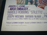 1969 STILETTO MOVIE POSTER - ALEX CORD - BRITT EKLAND - PATRICK O'NEAL - P 507