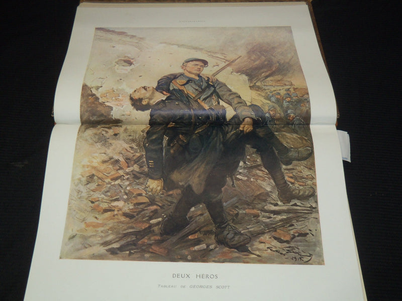1916 L'ILLUSTRATION FRENCH MAGAZINE BOUND VOLUME SET OF 2 - FULL YEAR - LA GUERR
