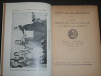 1913 LES MASQUES ET LES VISAGES BY ROBERT DE LA SIZERANNE BOOK 6TH EDN - KD 5776