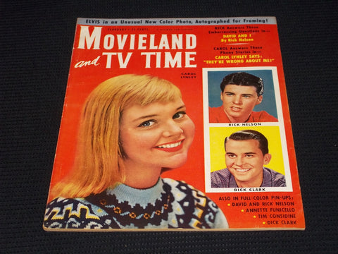 1959 FEBRUARY MOVIELAND & TV TIME MAGAZINE - CAROL LYNLEY COVER - E 15572