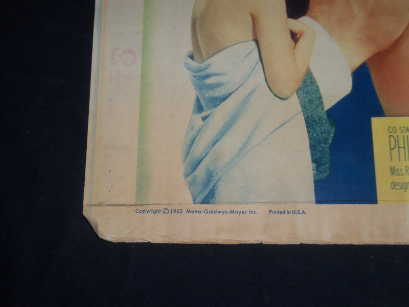 1963 THE WHEELER DEALERS 1/2 SHEET MOVIE POSTER-JAMES GARNER, LEE REMICK- P 441