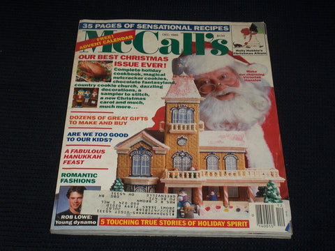 1986 DECEMBER MCCALL'S MAGAZINE - CHRISTMAS ISSUE FRONT COVER - E 542