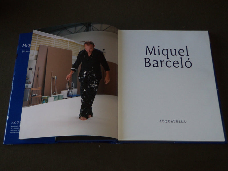 2016 MIQUEL BARCELO BOOK BY CATHERINE LAMPART - FIRST EDITION - PRINTS - D 109