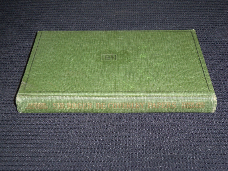 1925 THE SIR ROGER DE COVERLEY PAPERS HARDCOVER BOOK BY LITCHFIELD - KD 7518