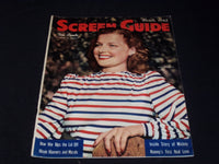 1942 MARCH SCREEN GUIDE MAGAZINE - ANN SHERIDAN NICE FRONT COVER - E 2736