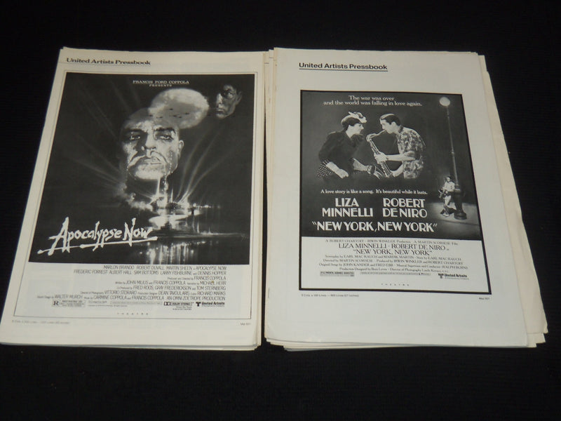 1970'S UNITED ARTISTS MOVIE PRESSBOOKS LOT OF 25 - 3810