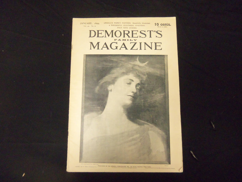 1899 JANUARY DEMOREST'S FAMILY MAGAZINE - GREAT ILLUSTRATIONS & ADS - ST 1822