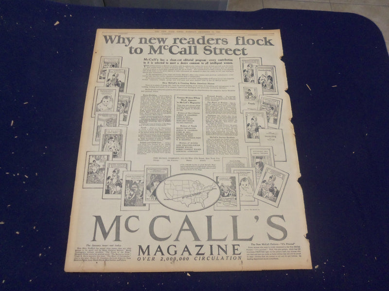 1923 DECEMBER 11 NEW YORK TIMES - COOLIDGE EULOGIZES HARDING PEACE WORK- NT 9219