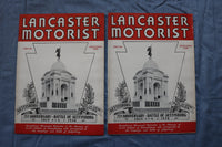 1938 LANCASTER MOTORIST MAGAZINE - LOT OF 8 - O 3734