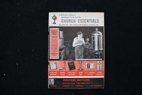 1945 CHURCH ESSENTIALS MAGAZINE - METAL-WARE FACTORY COVER - SP 4192L