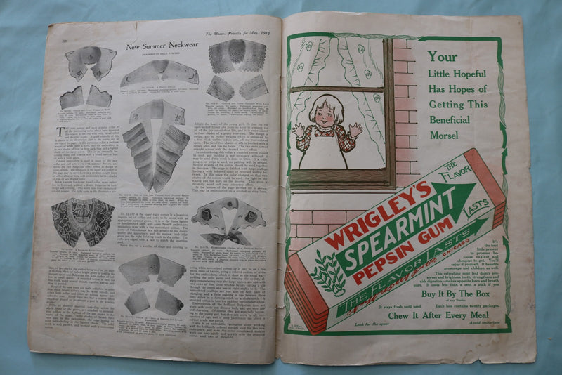 1913 MAY THE MODERN PRISCILLA MAGAZINE - COCA-COLA AD - K 3414