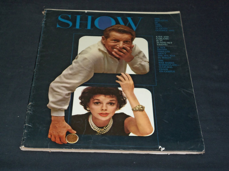 1963 OCTOBER SHOW MAGAZINE - DANNY KAYE & JUDY GARLAND COVER AND PHOTOS - F 398