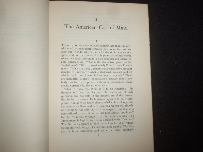 1949 CHARACTERISTICALLY AMERICAN HARDCOVER BOOK BY RALPH BARTON PERRY - KD 9228