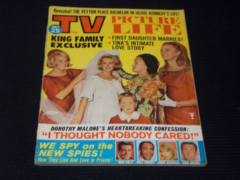 1966 FEBRUARY TV PICTURE LIFE MAGAZINE - DOROTHY MALONE FRONT COVER - E 17224