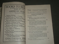 1909-1911 THE CHAUTAUQUAN MAGAZINE LOT OF 7 ISSUES - NEW YORK - WR 461