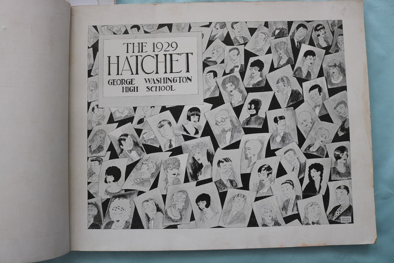 1929 THE HATCHET GEORGE WASHINGTON HIGH SCHOOL YEARBOOK - NEW YORK, NY - YB 3593