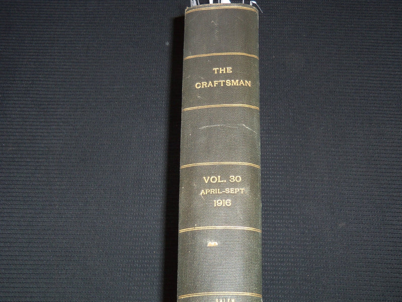 1916 APRIL-SEPTEMBER THE CRAFTSMAN MAGAZINE BOUND VOLUME - KD 7892