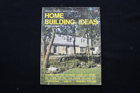 1969 SPRING BETTER HOMES AND GARDENS MAGAZINE - BUILDING IDEAS COVER - E 10150