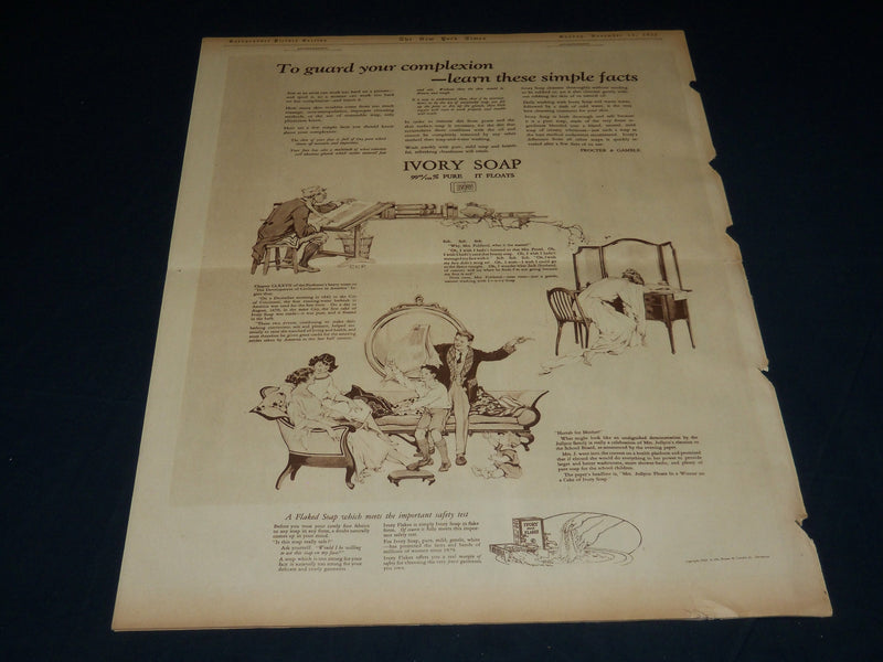 1922 NOVEMBER 12 NEW YORK TIMES PICTURE SECTION - ALFRED E. SMITH - NT 8860