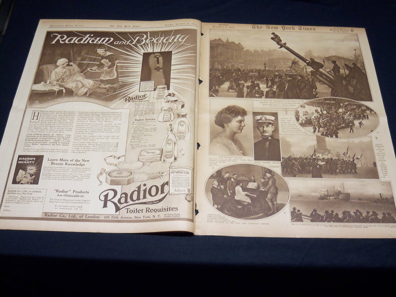 1918 DECEMBER 8 NEW YORK TIMES PICTURE SECTION - WILSON PROFILE - NT 8818