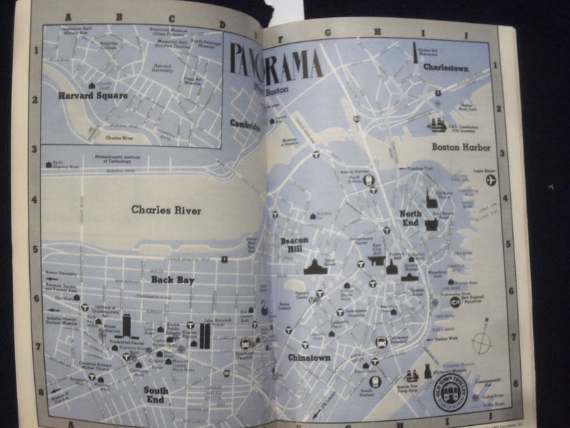 1985 PANORAMA BOSTON GUIDE - JOHN CULLUM SIGNATURE - J 9715