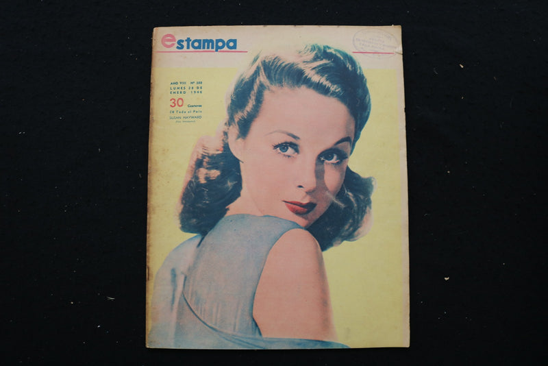 1946 JANUARY 28 ESTAMPA MAGAZINE - SUSAN HAYWARD COVER - E 25137