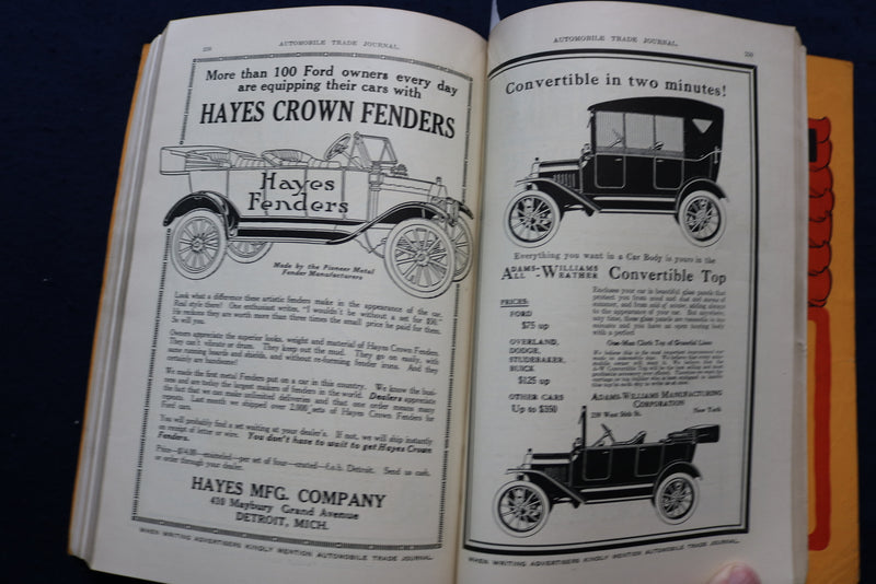 1915 AUGUST AUTOMOBILE TRADE JOURNAL - 1916 IMPROVEMENT NUMBER - K 752