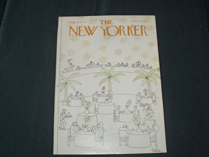 1979 JULY 9 NEW YORKER MAGAZINE FRONT COVER ONLY - GREAT ART FOR FRAMING