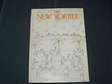1979 JULY 9 NEW YORKER MAGAZINE FRONT COVER ONLY - GREAT ART FOR FRAMING