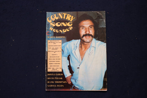 1975 FEBRUARY COUNTRY SONG ROUNDUP MAGAZINE - MARTY ROBBINS COVER - E 18138