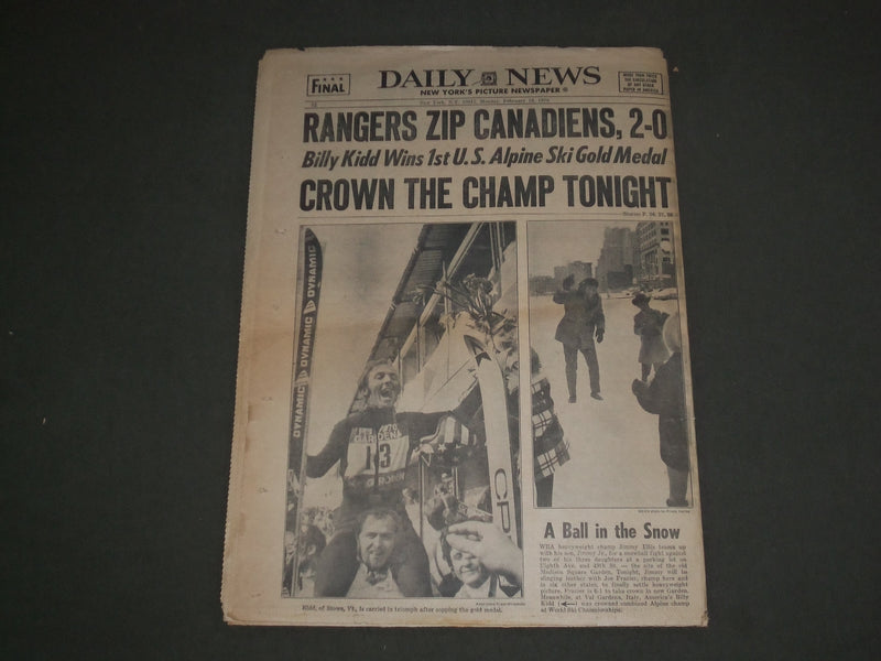 1970 FEBRUARY 16 NEW YORK DAILY NEWS - CHICAGO 7 LAWYER GETS 4 YEARS - NP 3041