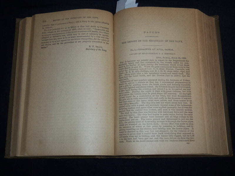 1890 ABRIDGEMENT MESSAGE - PRESIDENT OF UNITED STATES BOOK BY MICHAEL - KD 5980V